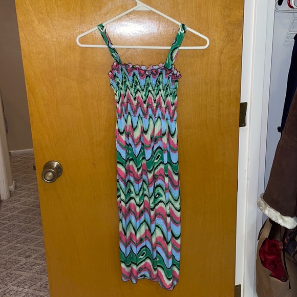 Colorful summer kids dress - Picture 1 of 4